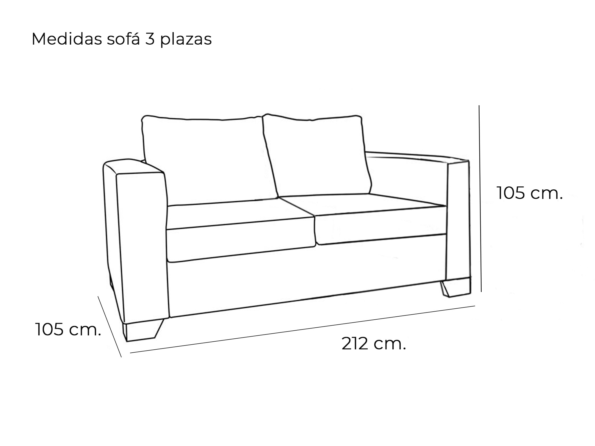 sofa 2 plazas barato